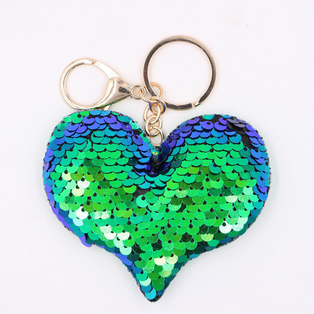 Wholesale Chic Sequin Unicorn Keychain Pendant For Bag And Car Key Accessory Gift