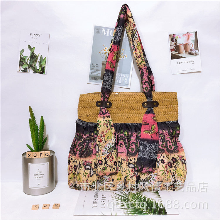Wholesale Skirt Bag Plant Craft Products Straw Woven Bag