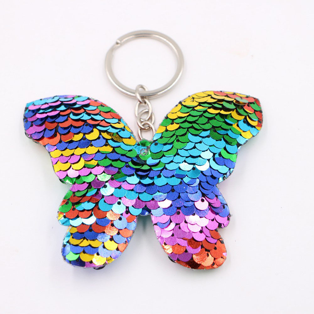 Wholesale Sequined Cartoon Mouse Head Keychain Bag Charm With Starry Design Stylish Gift For Women S Bags Car Keys And Everyday Wear OLY Exclusive