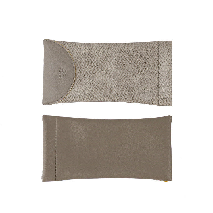 Wholesale PU Elastic Leather Storage Sunglasses Bags
