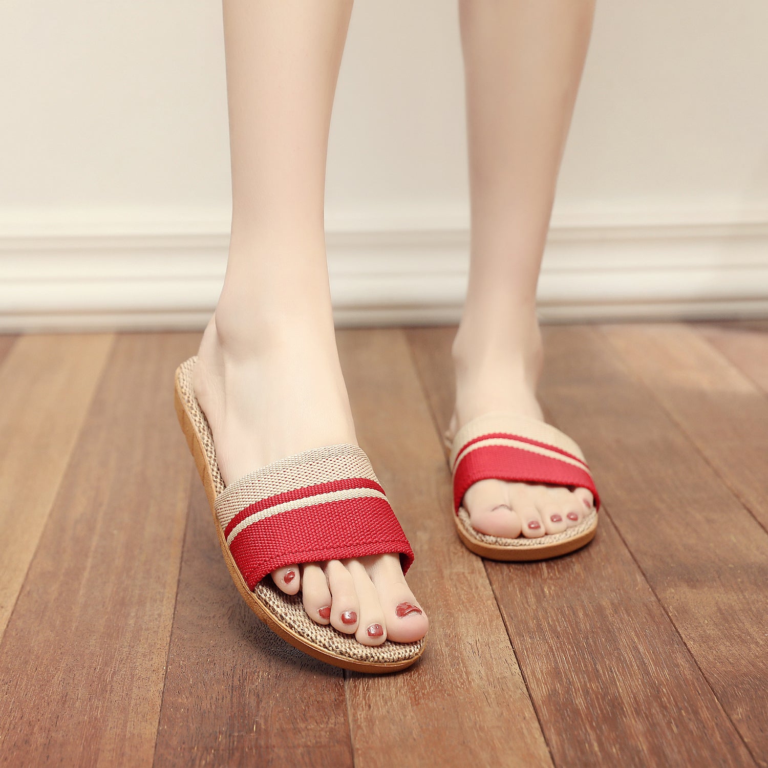 Zapatillas de lino al por mayor