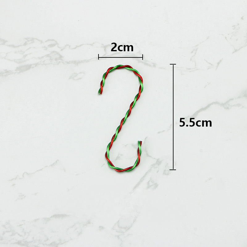 Wholesale Stainless Steel Dual Color Christmas S Hook