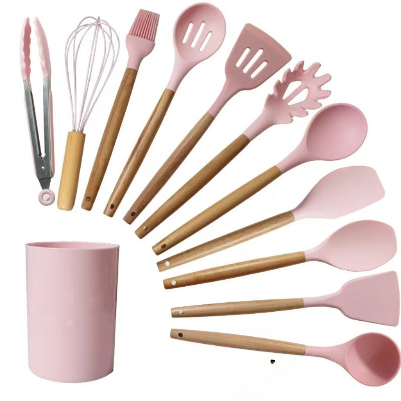 Wholesale Kitchen Silicone Shovel Set of 12 Pieces