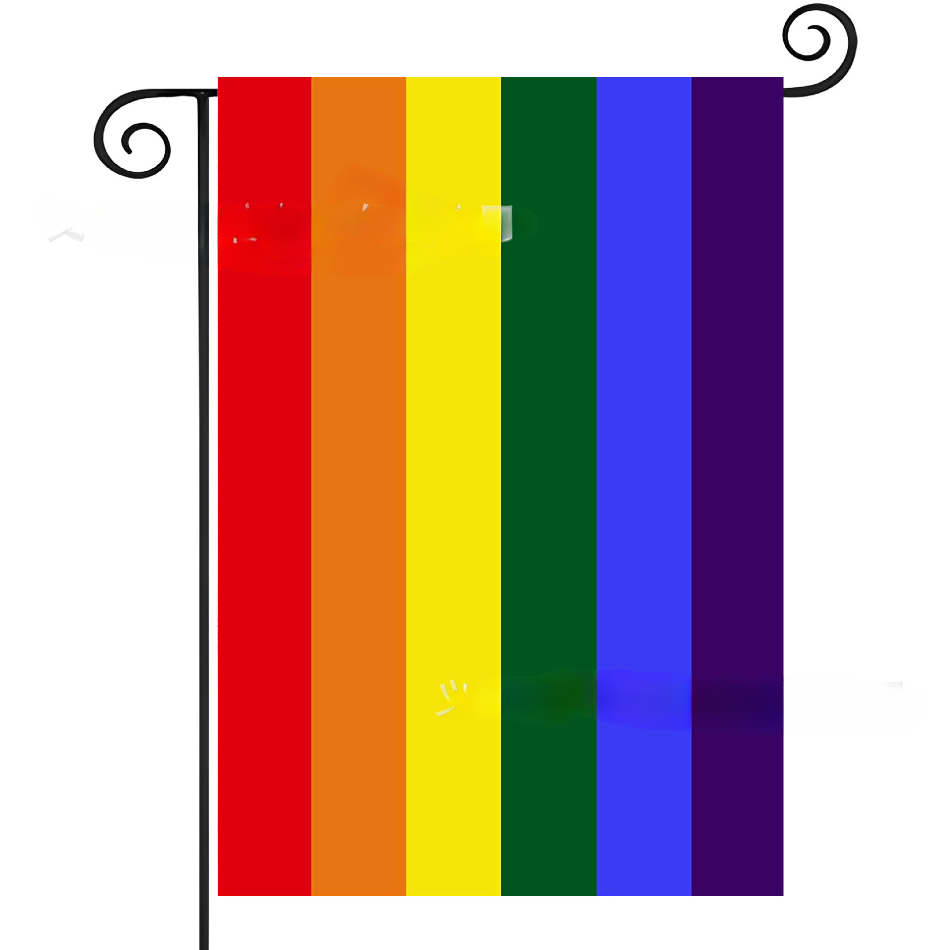 Wholesale Linen LGBT Rainbow Garden Flag