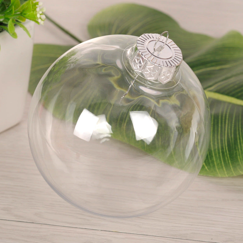 Wholesale Christmas Decoration Transparent Plastic Christmas Balls