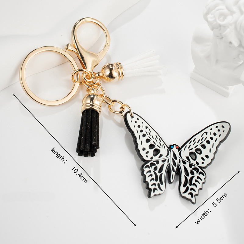 Wholesale Acrylic Butterfly Pendant Keychain