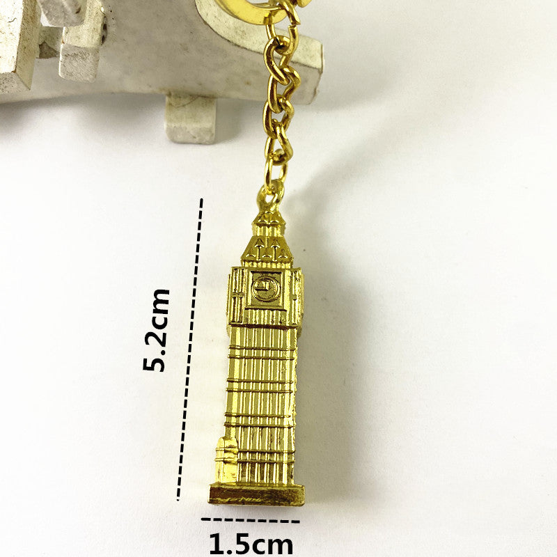 Mala de llavero de la cabina de la cabina del teléfono de la aleación del zinc al por mayor