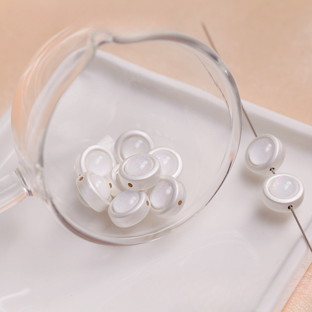 Wholesale Alloy Zircon Heart Star Scattered Beads