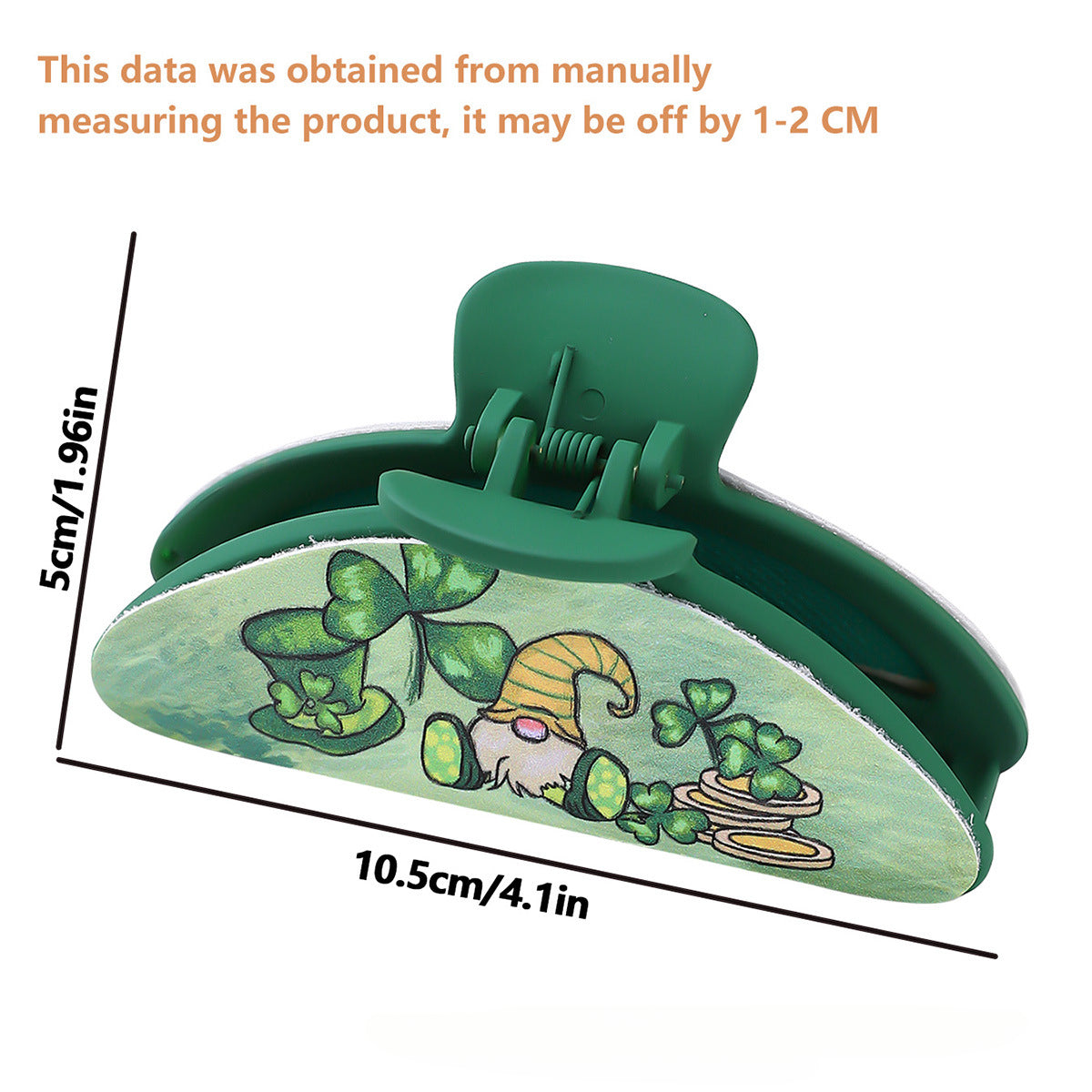 Wholesale St. Pat's Day 5PCS Combination Plastic Green Hair Clips