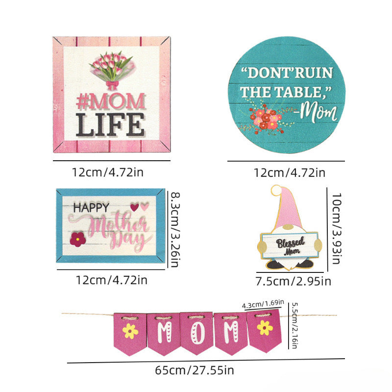 Wholesale of Mother's Day Pallets and Wooden Ornaments