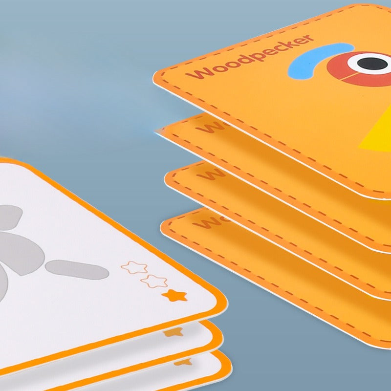 Wholesale Cartoon Animal Building Blocks Puzzle Wooden Puzzle Toys