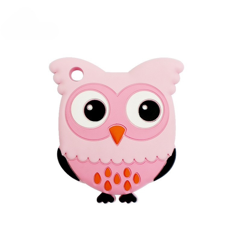 Wholesale 50pcs Silicone Owl Teether Beads