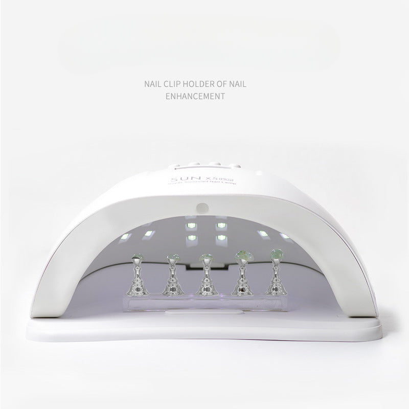 Wholesale Small Nail Art Practice Chess Pieces Transparent Ice Pink Tray with Magnetic Display Stand