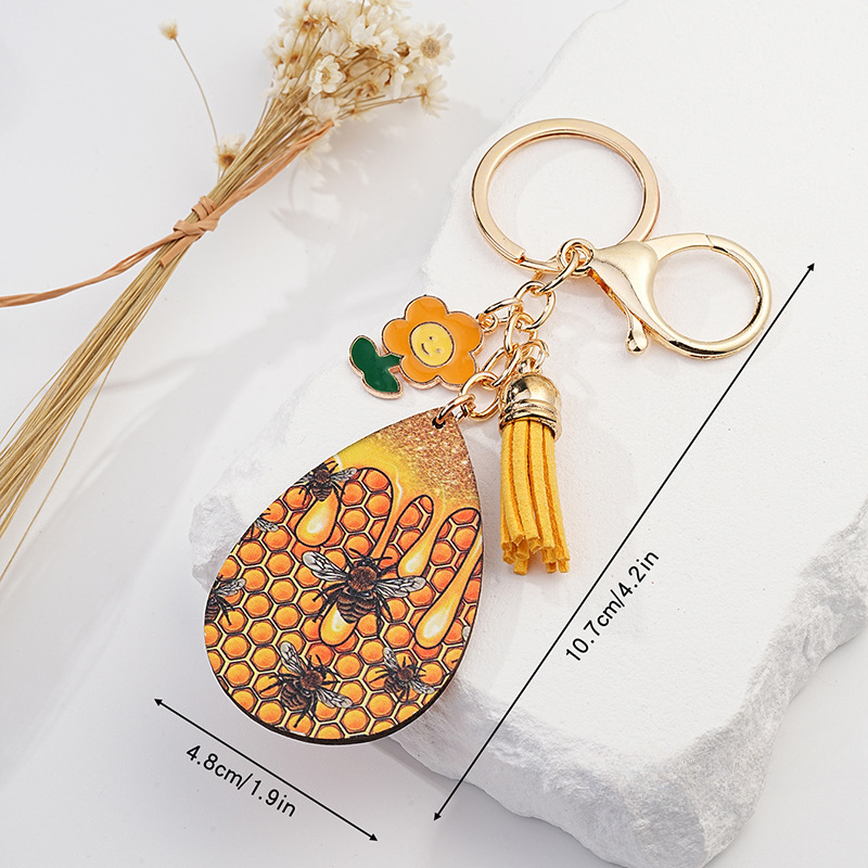 Wholesale Metal Honeycomb Keychain