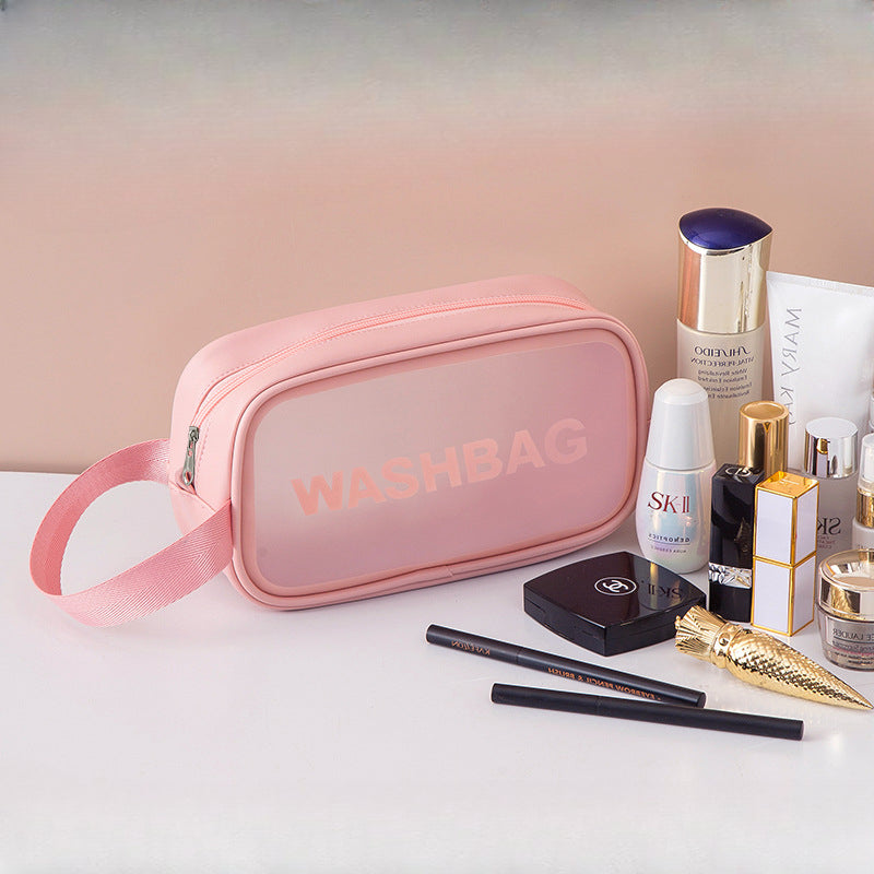 Wholesale PU Leather High-capacity Travel Makeup Bags