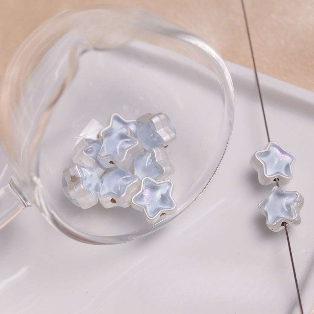 Wholesale Alloy Zircon Heart Star Scattered Beads