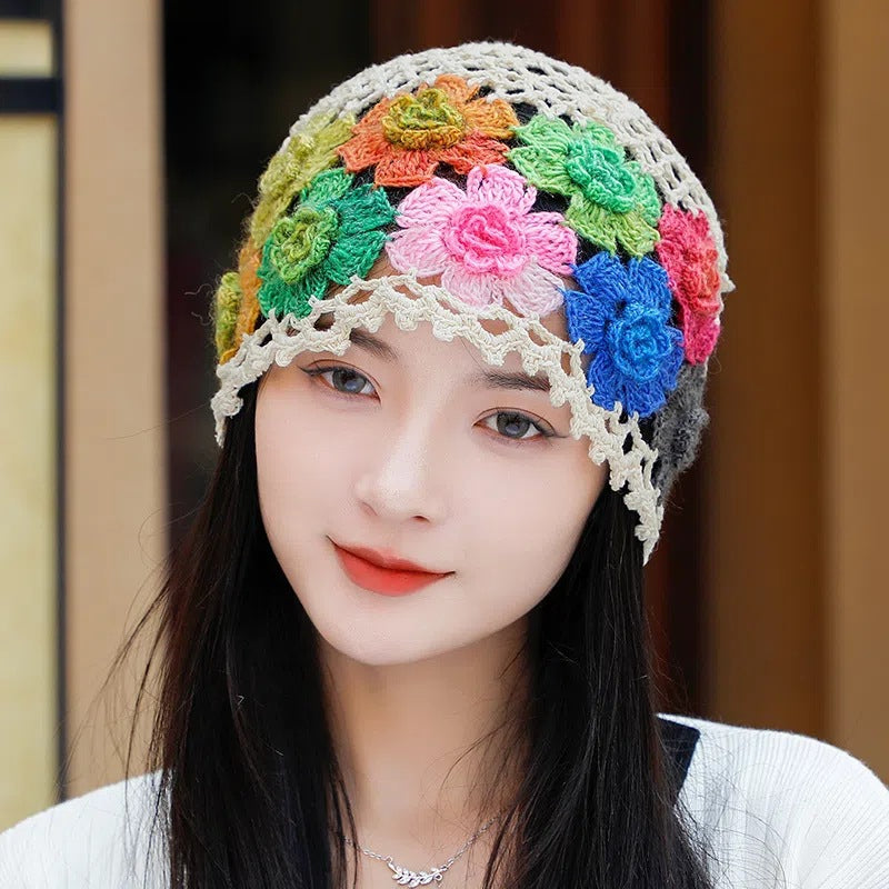 Wholesale Knitted Hollow Crochet Woolen Hat