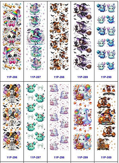 Wholesale 16pcsves Cute Halloween Elf Pen & Bookmark Stickers