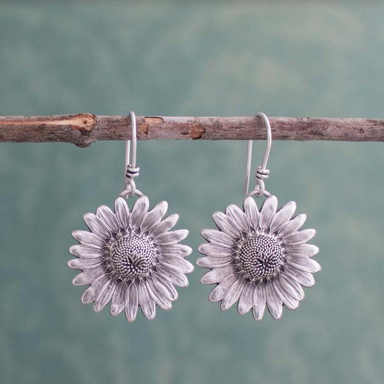 Wholesale Daisy Alloy Earrings