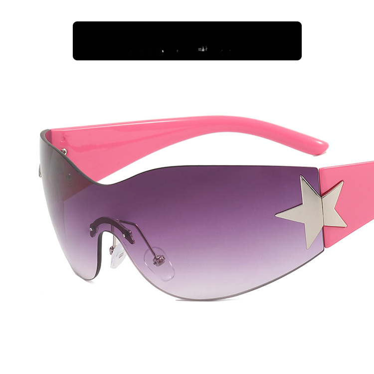 Wholesale PC Frameless Pentagram Sunglasses