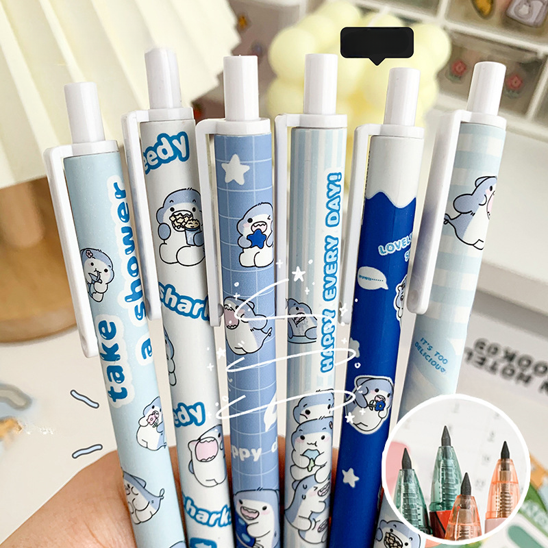 Wholesale 6PCS/pack Plastic Eternity Pencil