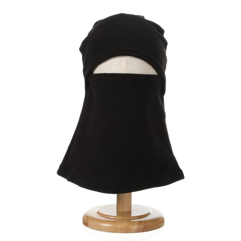 Wholesale Winter Warm Polar Fleece Masked Turban Hat Cycling Windproof Mask Multi-function Neck Cover Sports Ski Hat