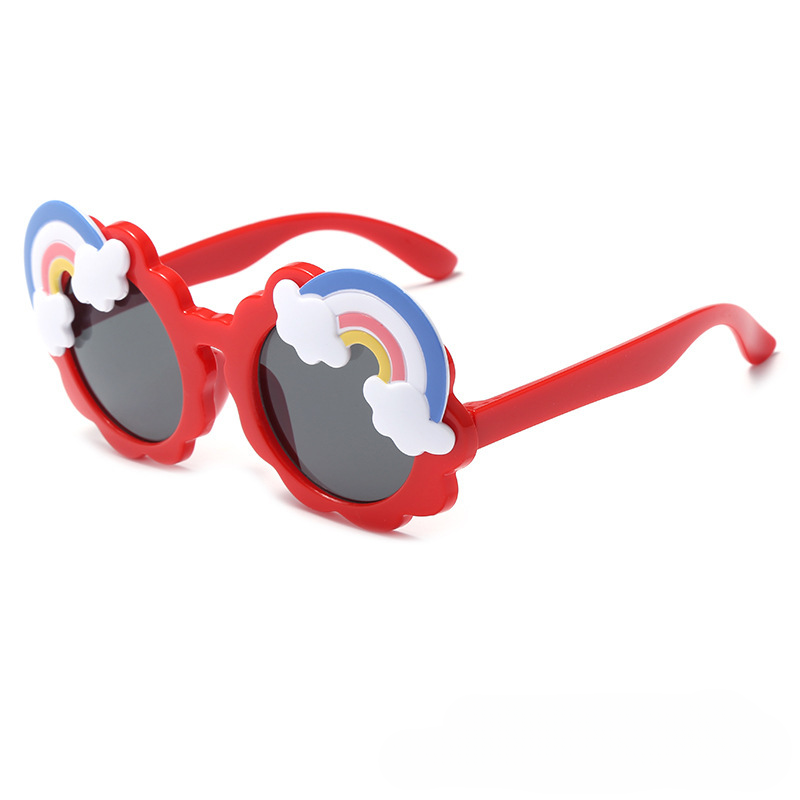 Wholesale PC Cute Rainbow Anti-ultraviolet Children Sunglasses