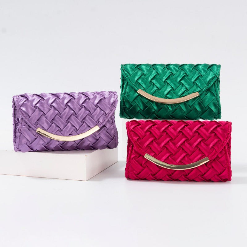 Wholesale Champagne Color Versatile Exquisite Folding Handbag