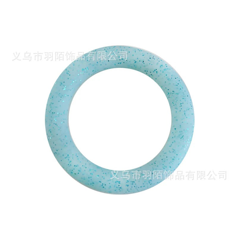 Wholesale 20PCS Glitter Silicone Ring