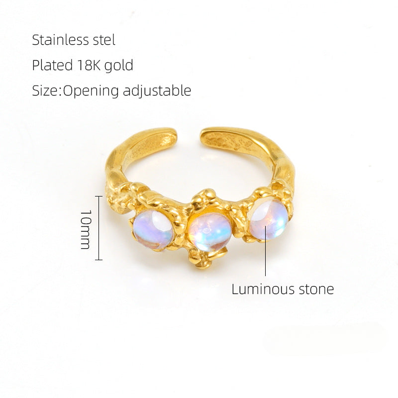 Anillos de diamantes de acero de titanio al por mayor