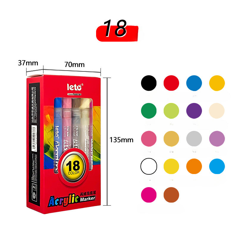 Wholesale Colorful Waterproof Sunscreen Non-fading Plastic Color Pens