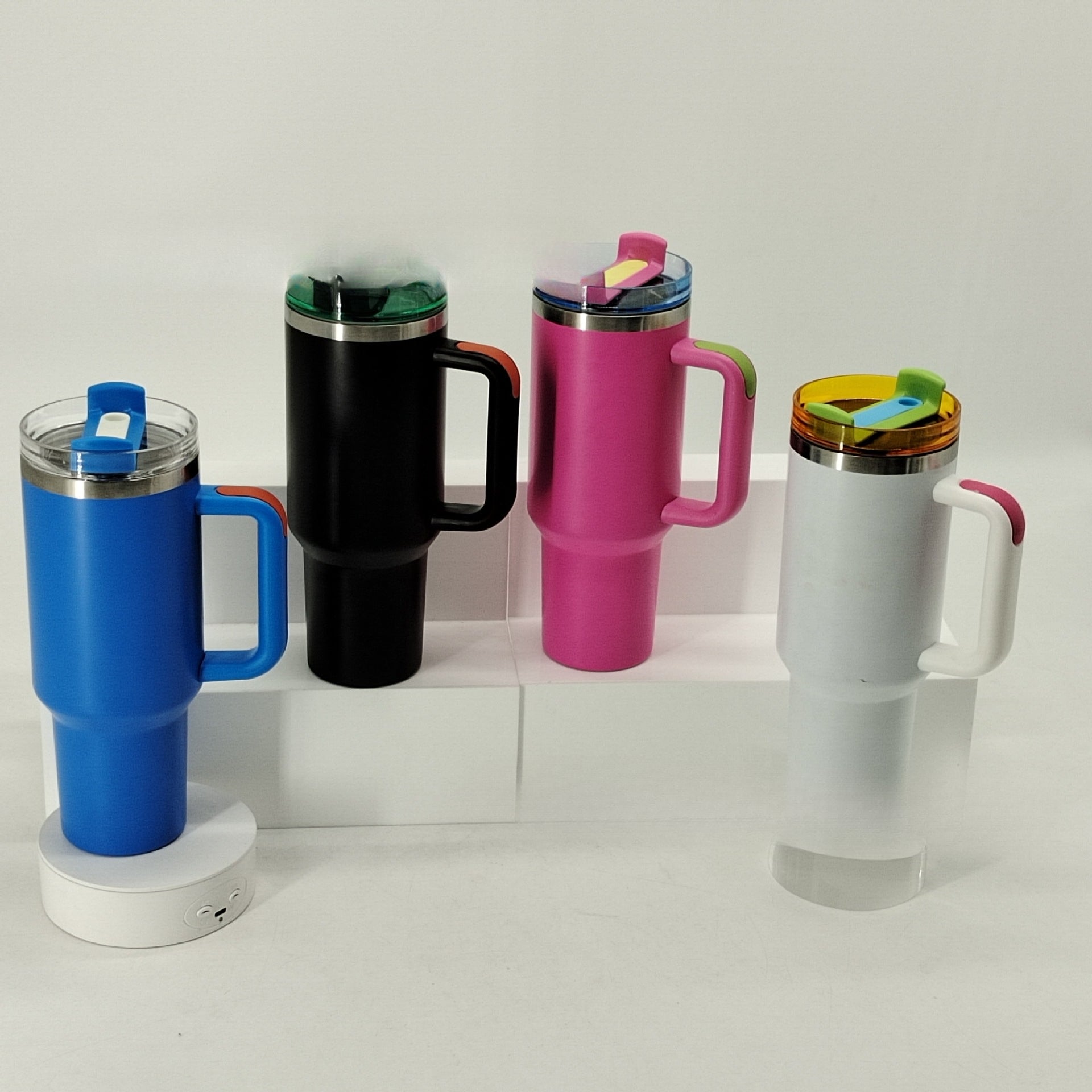 Wholesale Hot Sale Second Generation 40oz with Handle Contrast Insulation Stainless Steel Ice Bomber Cup