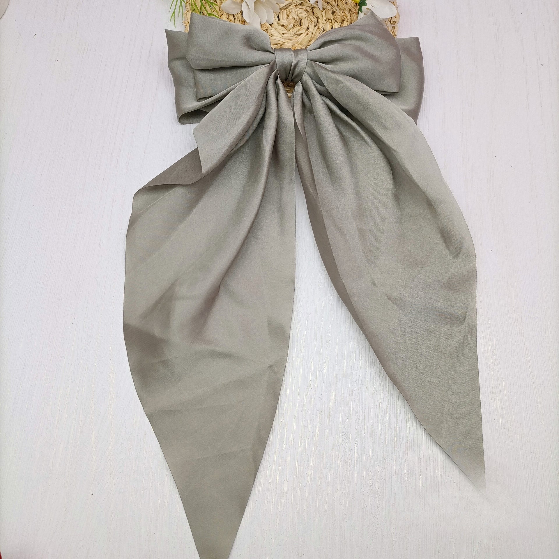 Wholesale Large Bow Silk Hair Clips