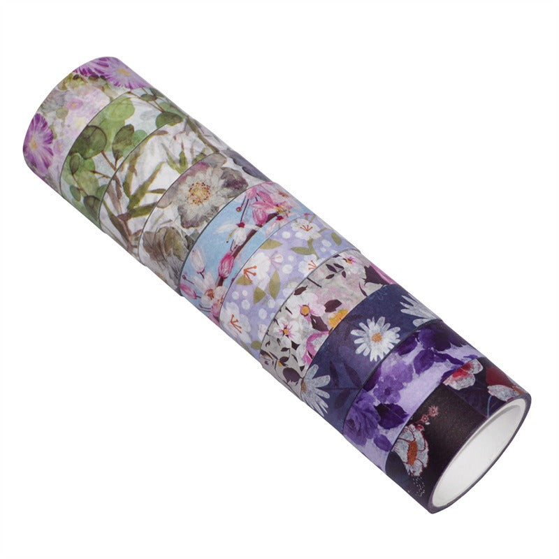 Wholesale DIY Decorative Booklet 40 Roll Large Box of Flowers and Paper Tape