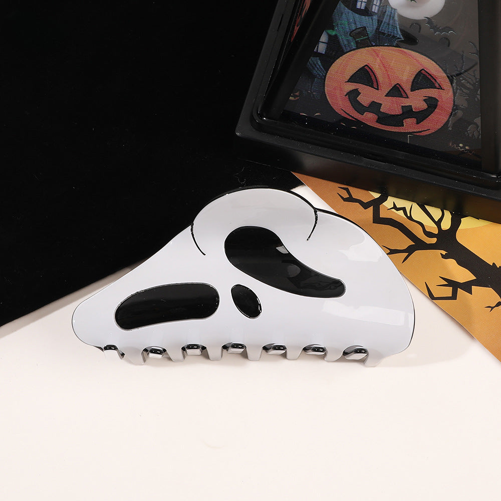 Wholesale of New Halloween Ghost Plastic Hair Clips