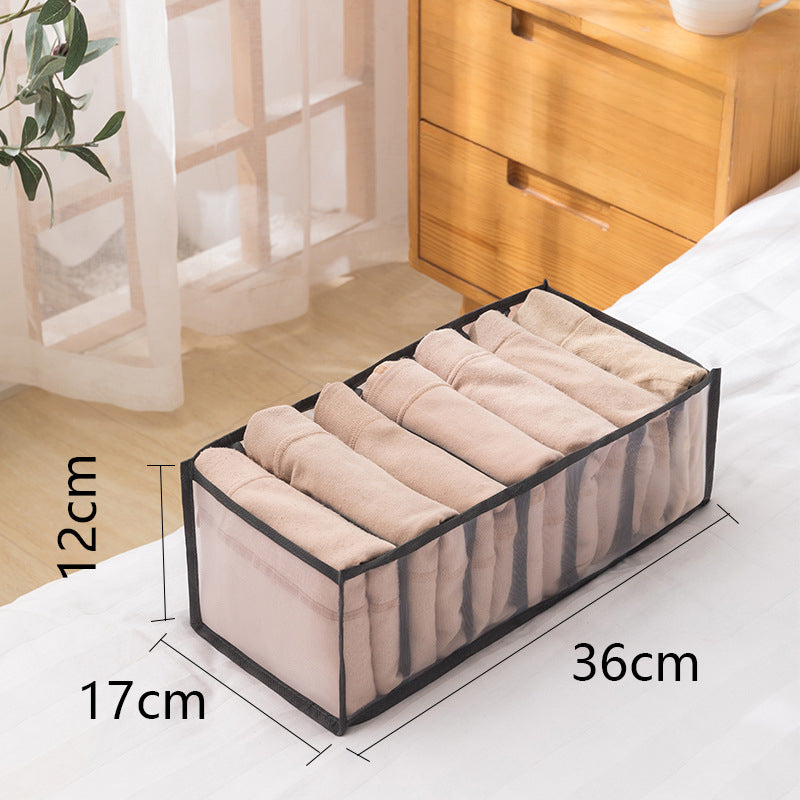 Wholesale Socks and Underwear Three-in-one Household Drawer Mesh Storage Box