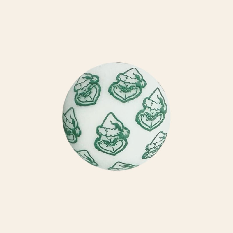 Wholesale 50pcs Creative Graffiti Color DIY Beads