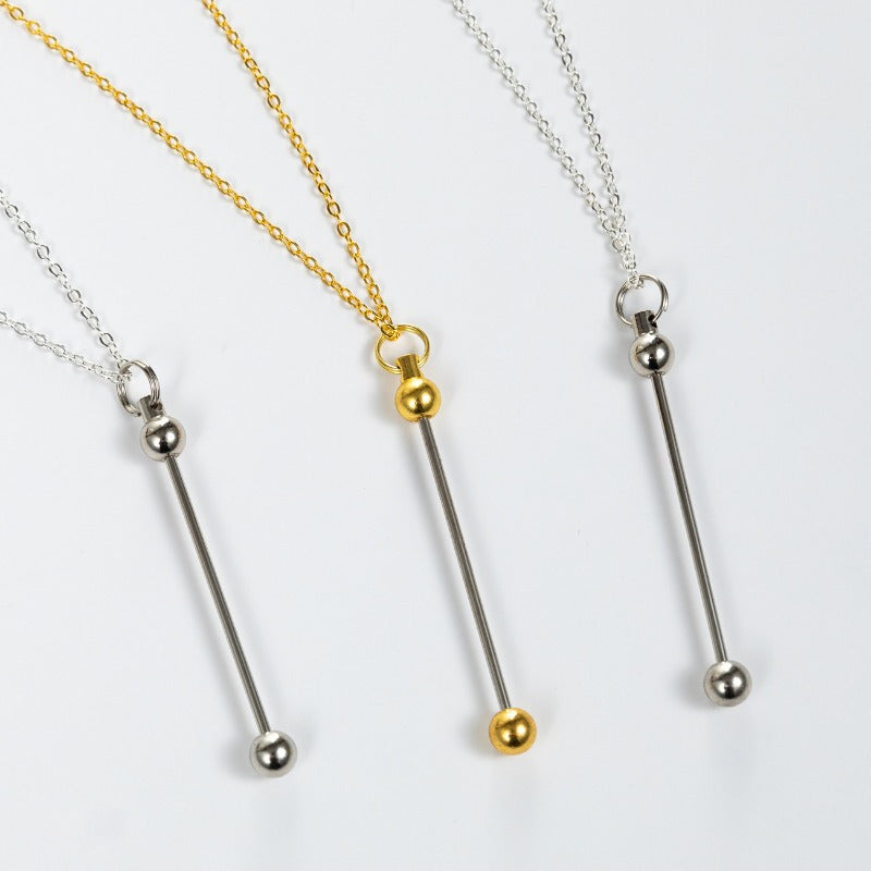 Wholesale Light Luxury Niche High-end Accessories DIY Handmade Bead Necklaces