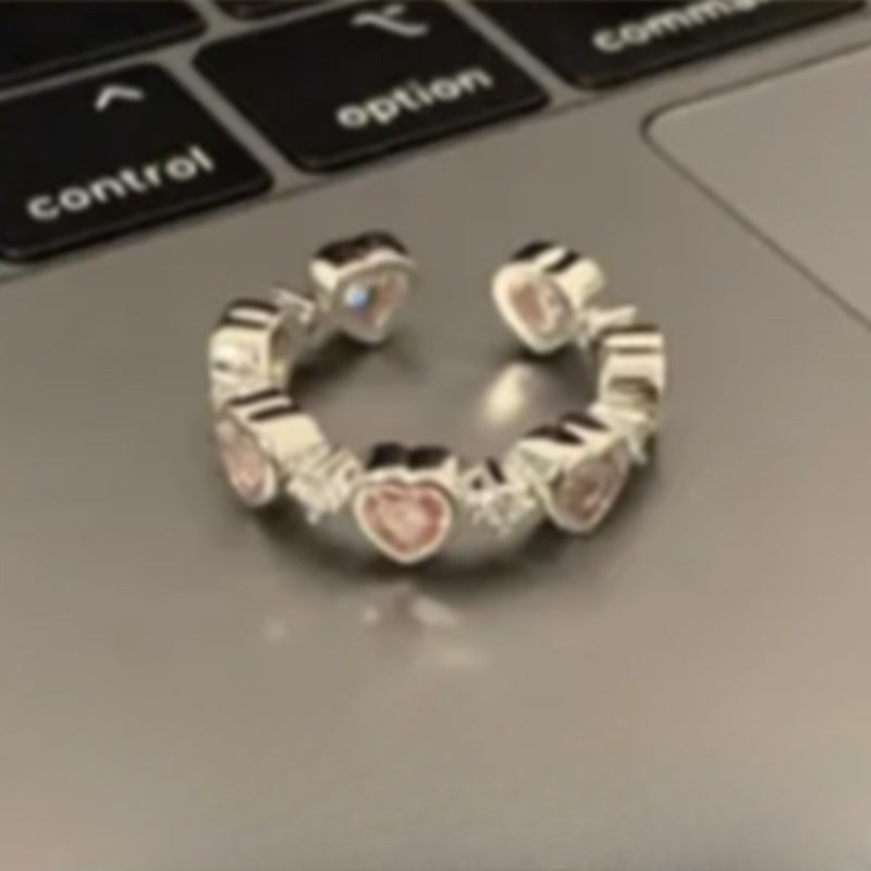 Wholesale plain ring irregular 925 sterling silver ring