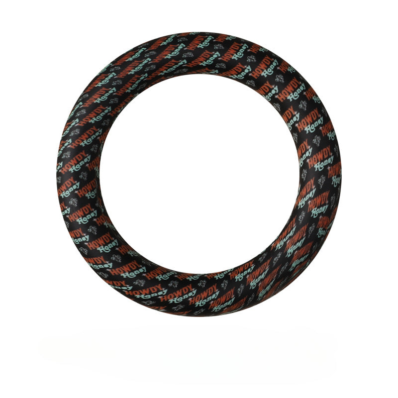 Wholesale 20pcs Silicone Bead Ring Keychain Beaded Jewelry Children DIY Handmade Silicone Bracelet