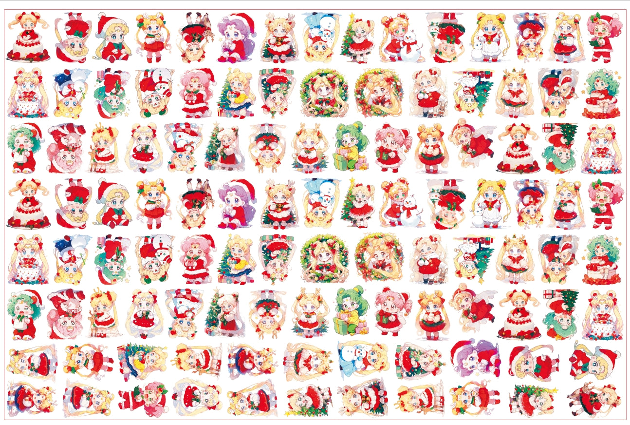 Wholesale Christmas Santa Claus Acrylic Cartoon 2cm/4cm/6cm/8cm Pieces DIY Charms Flatbacks Pendant