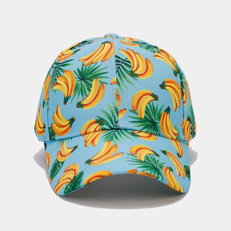 Wholesale Tropical Fruit Banana Print Baseball Cap