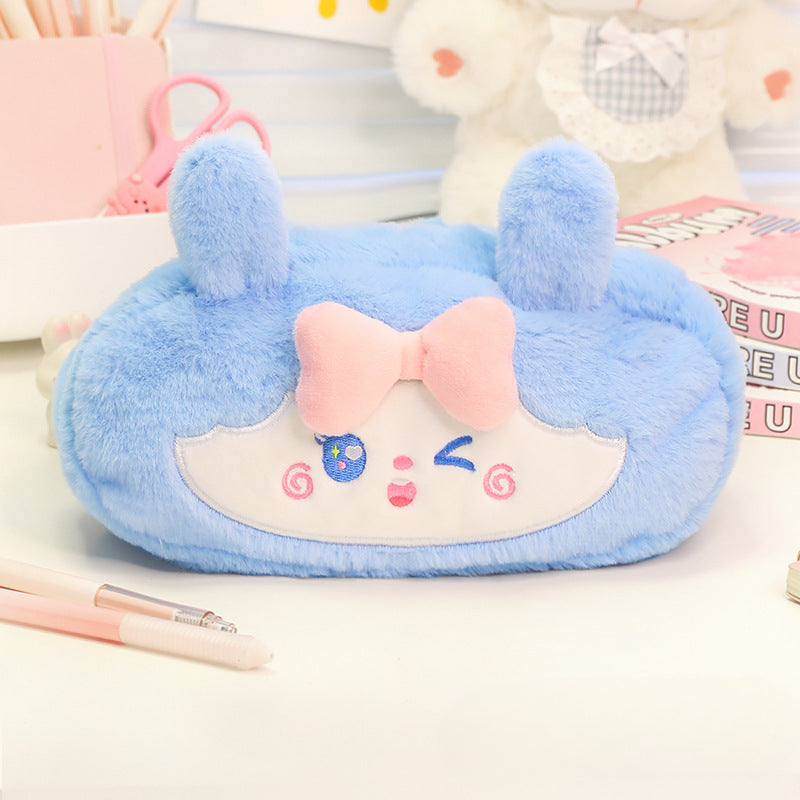 Wholesale Large Capacity Cartoon Plush Pencil Case