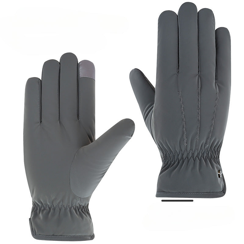 Wholesale Men's Winter Cloud Fleece Warm Cycling Reflective Waterproof Windproof Ski Gloves