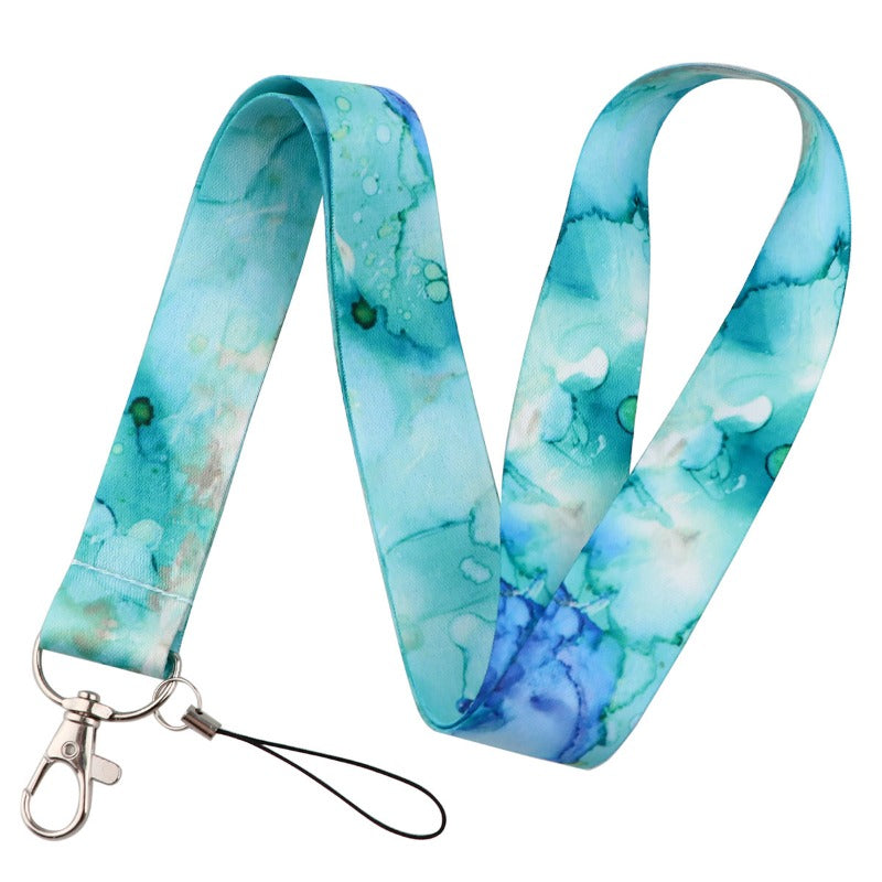 Wholesale 10pcs Marble New Mobile Phone Strap Campus Meal Card Bus Access Card Work Brand Laminated Hard Shell Card Holder
