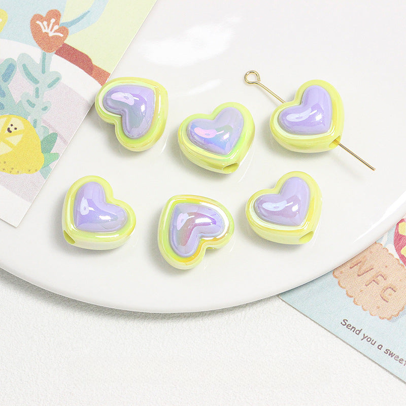 Wholesale Acrylic Love Star Candy Beads