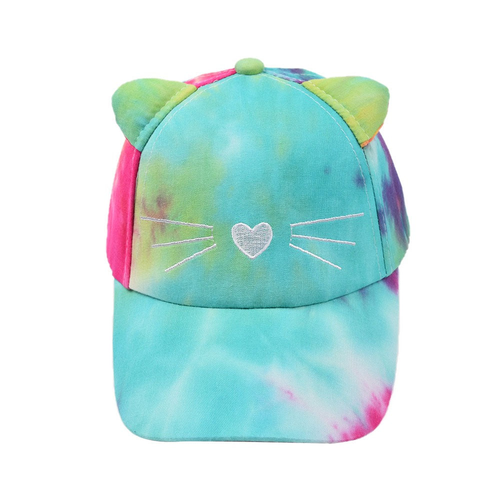 Wholesale Children's Cartoon Cute Tie-dye Outdoor Baseball Cap