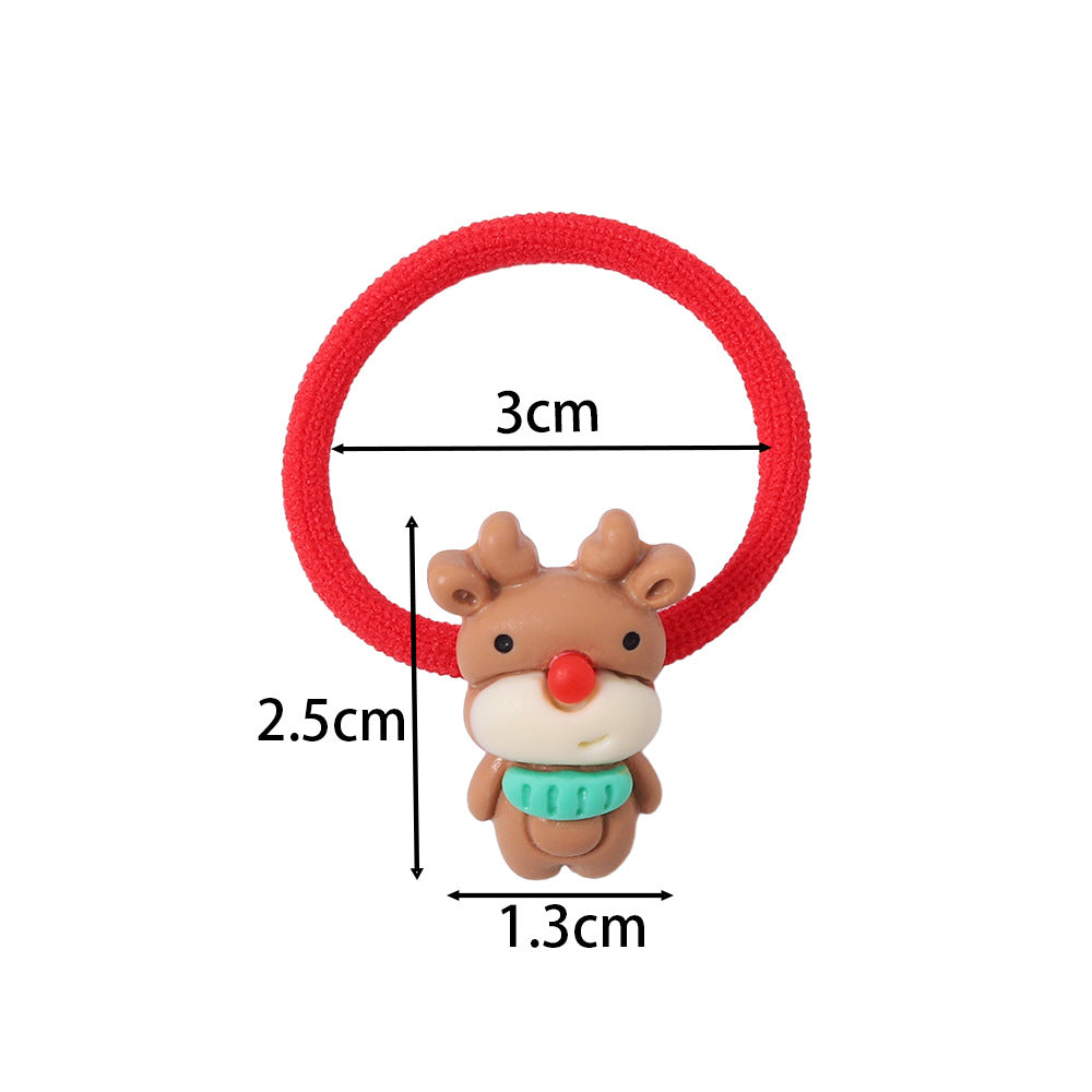 Wholesale Christmas Series Fabric Hair Loops