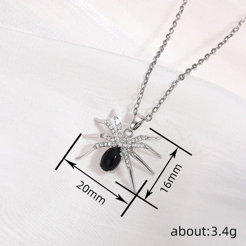 Wholesale Gothic  Pendant Necklace Chic  Punk Fashion Accessory Copper Electroplated Jewelry For Women Boutique Resale
