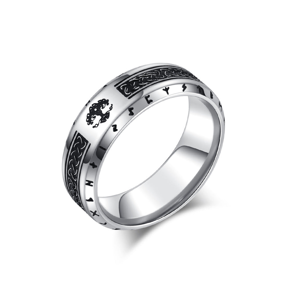 Wholesale Tree of Life Stainless Steel Ring